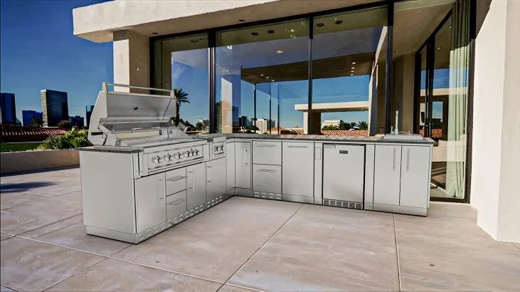 The Rancher L-Shaped Outdoor Kitchen