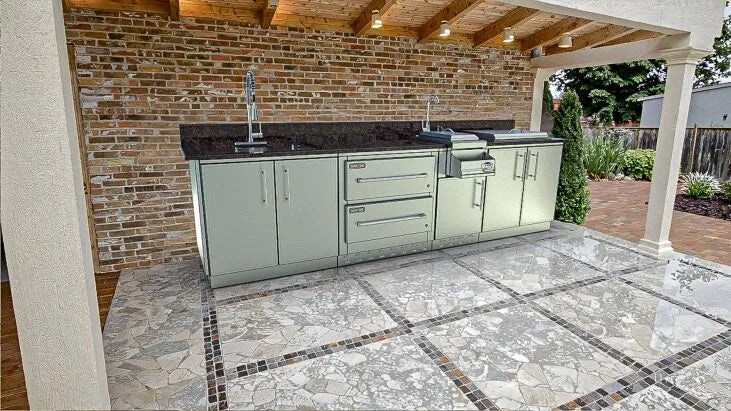 The Galley 10'8" Clean and Prep Cabinet Island
