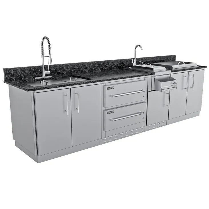 The Galley 10'8" Clean and Prep Cabinet Island